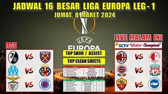 Liga Europa Malam Ini Live